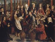 Gerard David The wedding to canons France oil painting artist